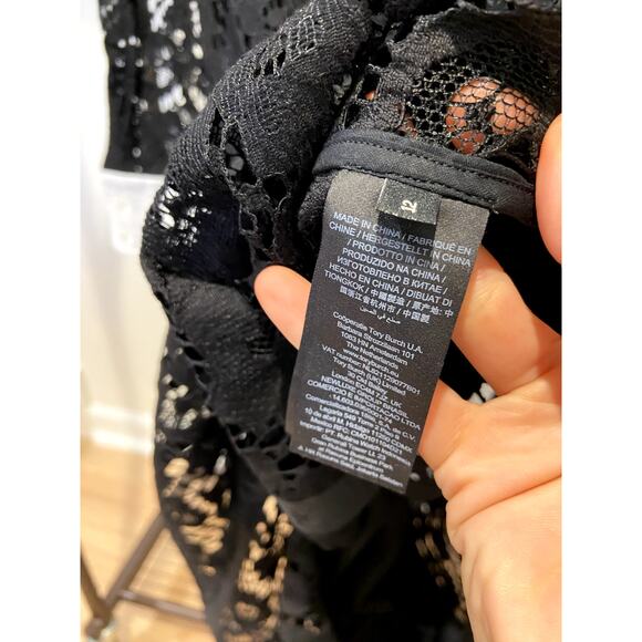 Tory Burch Lace Shirt Dress size 12 - Picture 6 of 8